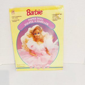 Vtg Barbie Paper Dolls and Bonus Gingham Girls Paper Dolls